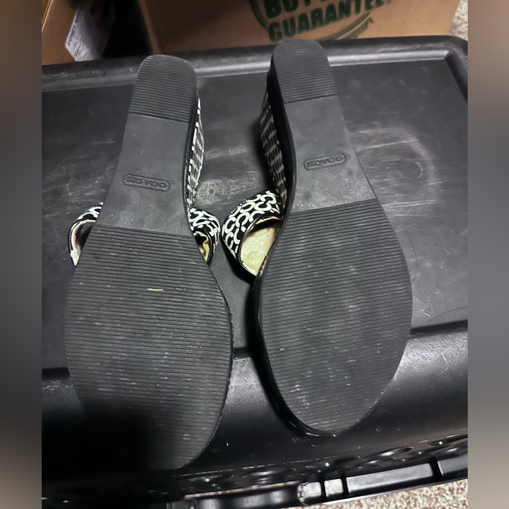 Coach wedge sandals